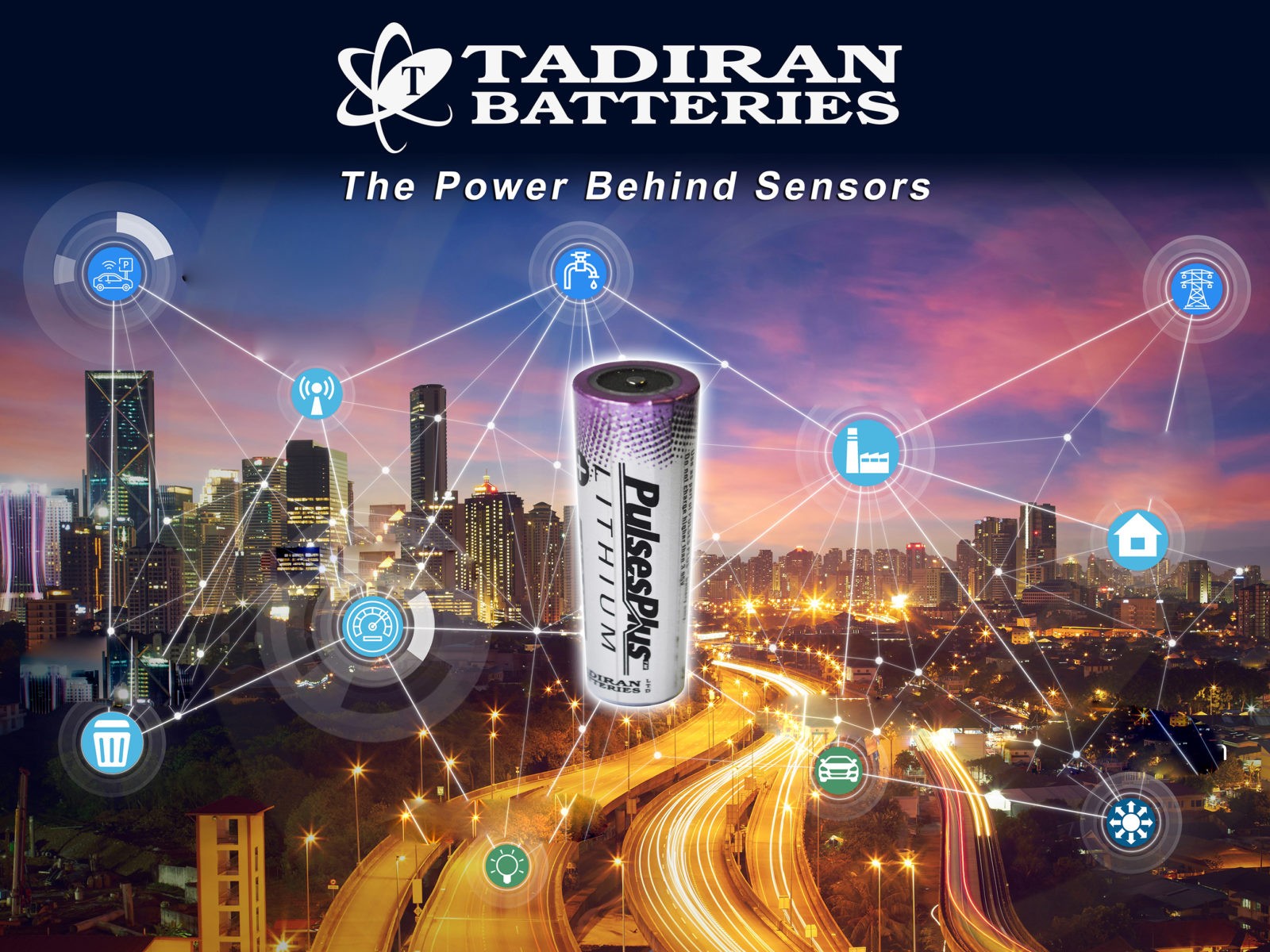 Tadiran Batteries The World S 1 Manufacturer Of Ultra Long Life Lithium Batteries For Industrial Applications