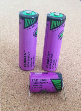 V: 3.6 Battery Lithium Thionyl Chloride ER/TL/LS Tadiran COMP-65-5 Tadiran Lithium 